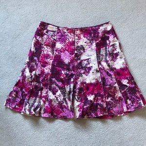 Gorgeous Pink Design Skirt - Ann Taylor - Size 18